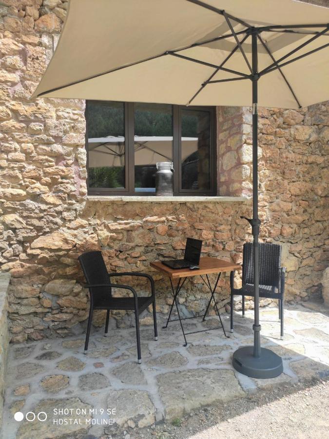 Hostal Moline Bruguera Bagian luar foto